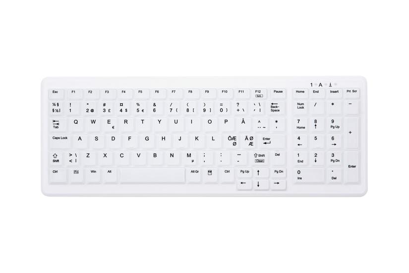 Active Key Medicalkey Ak-c7000 Tastatur Nordisk Hvid Indgangsudstyr