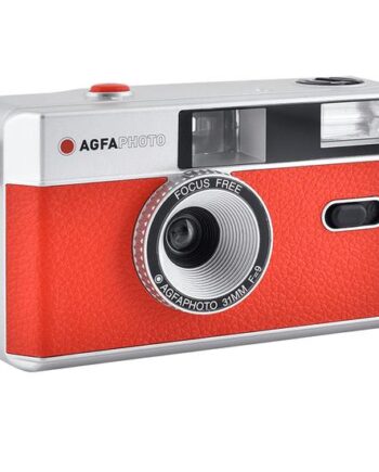 Agfaphoto 603001 Filmkamera Kompakt Filmkamera 35 Mm Rød  Sølv