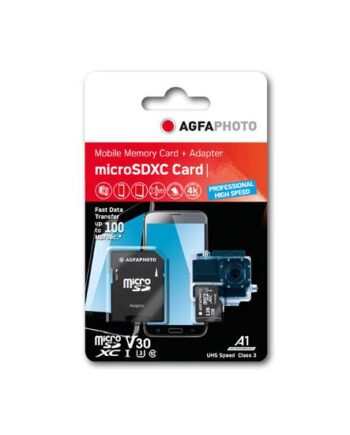 Agfaphoto 10613 Hukommelseskort 128 Gb Microsdxc Uhs-  Klasse 10