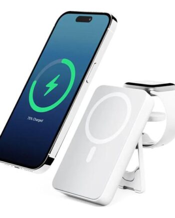 Alogic Lift  -in-  Trådløs Opladningsstander Strømbank Magsafe-kompatibel 24 Pin Usb-   Usb 18 Watt