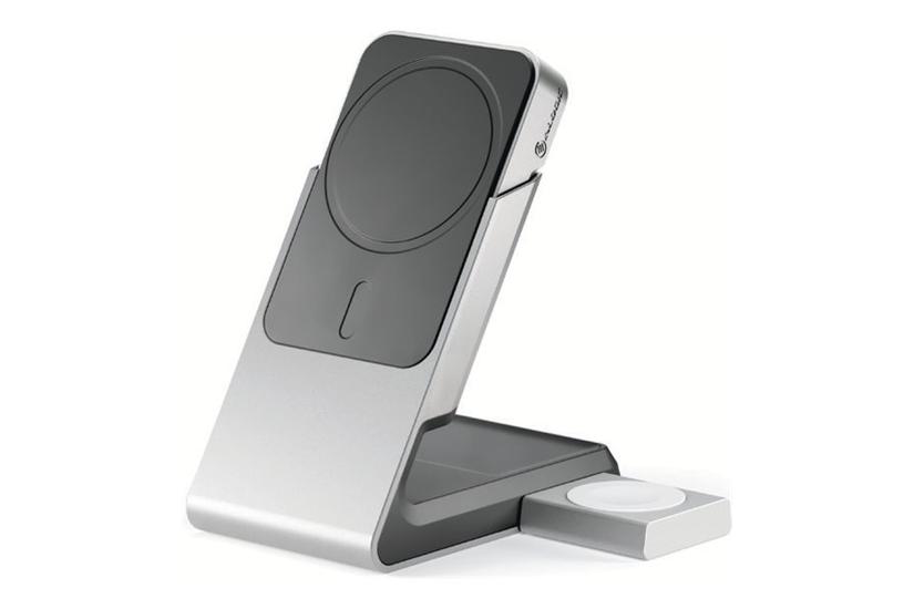 Alogic Matrix Trådløs Opladningsstander Ac-strømadapter Magnetisk 24 Pin Usb- 15 Watt Med 5000 Mah Trådløs Powerbank Multi-land Strømadapter 30w