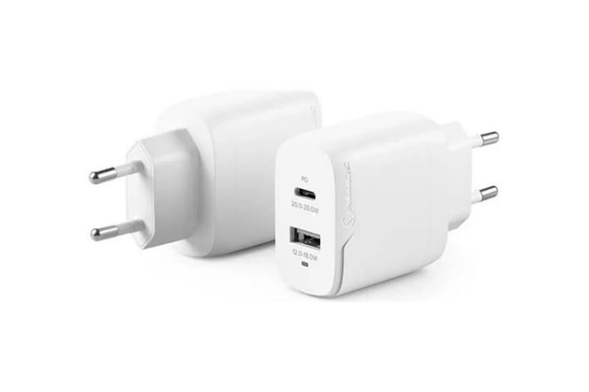 Alogic Rapid Power Strømforsyningsadapter Gan 24 Pin Usb- Usb 32 Watt