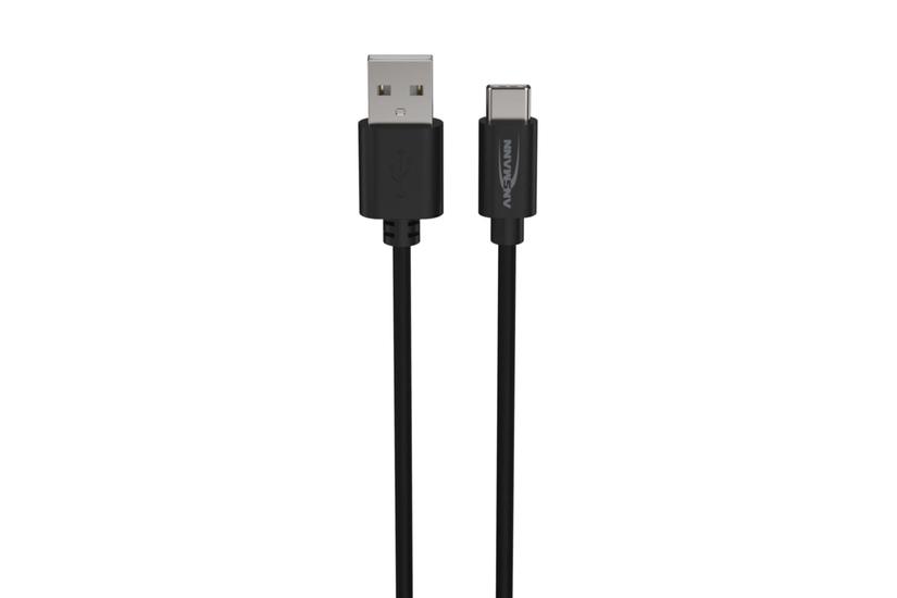 Ansmann 1700-0130 Usb-kabel Usb Usb Sort