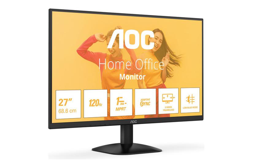 Aoc 27b35hm Skærm Wled 27 Quot Vesa Adaptive-sync Va 1ms 4ms Full Hd 1920x1080 Ved 120hz