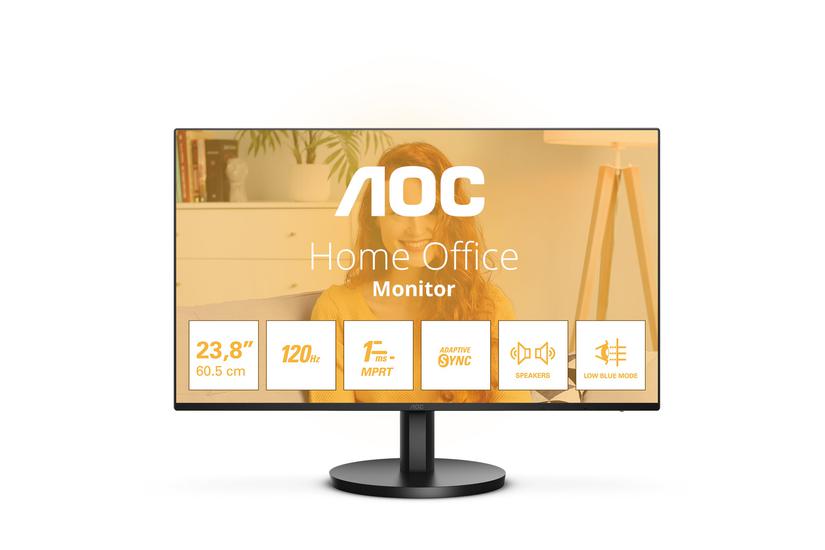Aoc Basic-line 24b3qa2 Skærm Wled 24 Quot Ips 4ms 1ms Full Hd 1920x1080 Ved 120hz