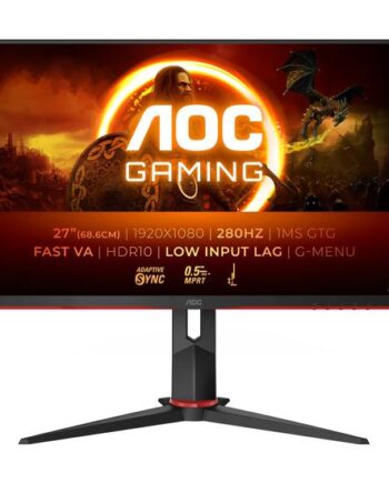 Aoc Gaming 27g2zn3 Bk Skærm Wled 27  Amd Adaptive-sync Va 1ms   5ms Full Hd 1920x1080 Ved 280hz