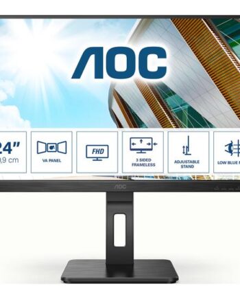 Aoc Pro-line 24p2qm Skærm Wled 24  Va 4ms Full Hd 1920x1080 Ved 75hz