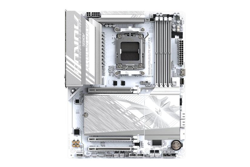 Aorus B850 Elite Wifi7 Ice Bundkort Atx Socket Am5 Amd B850