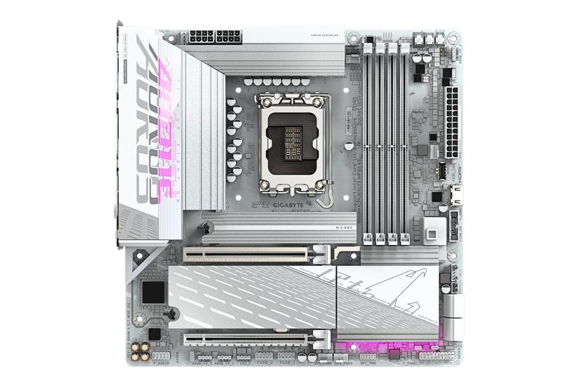 Aorus B860m Elite Wifi6e Ice Bundkort Micro Atx Lga1851 Sokkel Amd B850