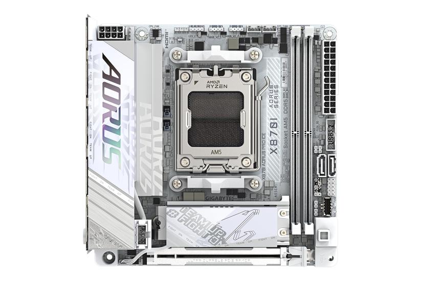 Aorus X870i Pro Ice Bundkort Mini Itx Socket Am5 Amd X870