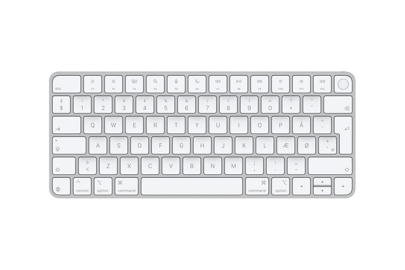 Apple Magic Keyboard With Touch Id Tastatur Usb- Qwerty Dansk Indgangsudstyr