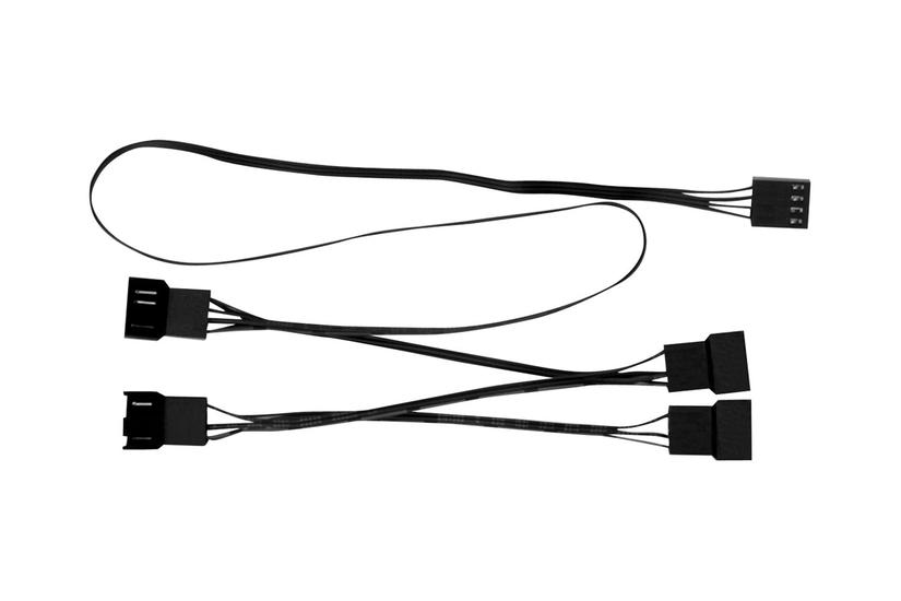 Arctic Pst Cable Rev Forlængerkabel Til Blæserstrøm Pin Pwm Til Pin Pwm 70 Cm