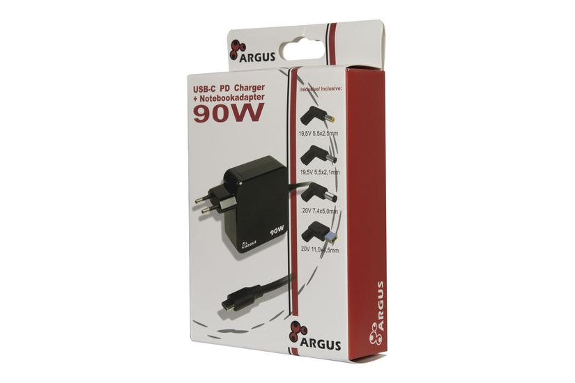 Argus Strømforsyningsadapter 24 Pin Usb- 90 Watt