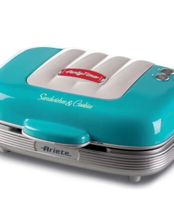 Ariete Party Time 1972 Sandwich Doughnut Muffin-maskine Lyseblå