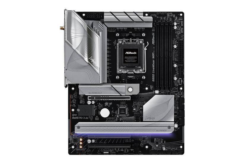 Asrock B850 Livemixer Wifi Bundkort Atx Socket Am5 Amd B850
