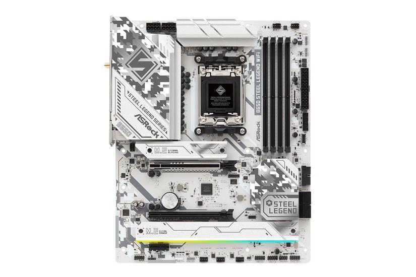 Asrock B650 Steel Legend Wifi Bundkort Atx Socket Am5 Amd B650