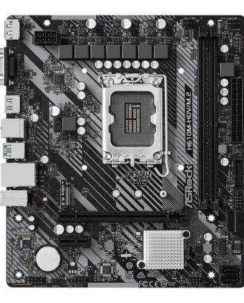 Asrock H610m-hdv         Bundkort Micro Atx Lga1700 Sokkel H610
