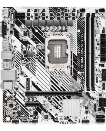 Asrock H610m-hdv      D5 Bundkort Micro Atx Lga1700 Sokkel H610
