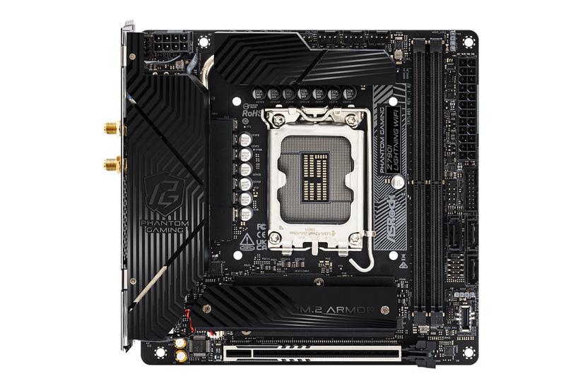 Asrock Phantom Gaming Z790i Lightning Wifi Bundkort Mini Itx Lga1700 Sokkel Z790