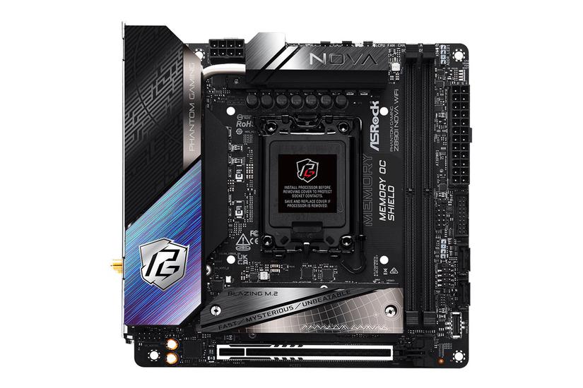Asrock Phantom Gaming Z890i Nova Wifi Bundkort Mini Atx Lga1851 Sokkel Z890