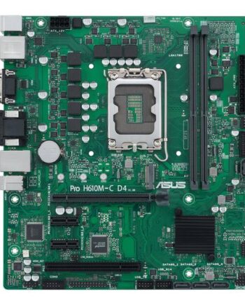 Asus Pro H610m-  D4-csm Bundkort Micro Atx Lga1700 Sokkel H610
