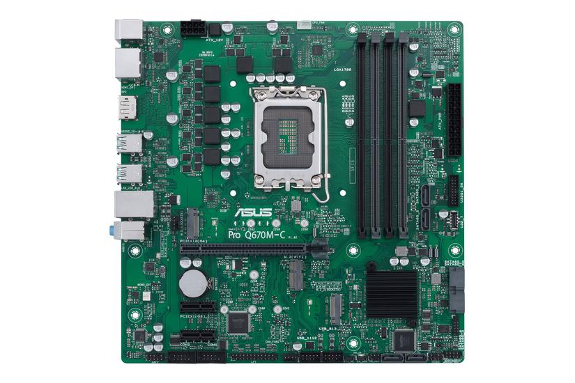 Asus Pro Q670m- -csm Bundkort Micro Atx Lga1700 Sokkel Q670