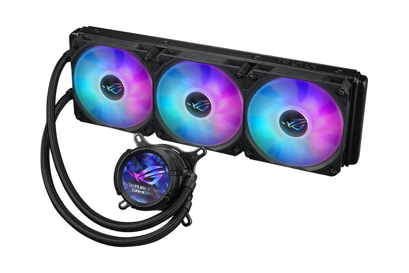 Asus Rog Strix Lc Iii 360 Argb Lcd Processors Flydende Kølesystem