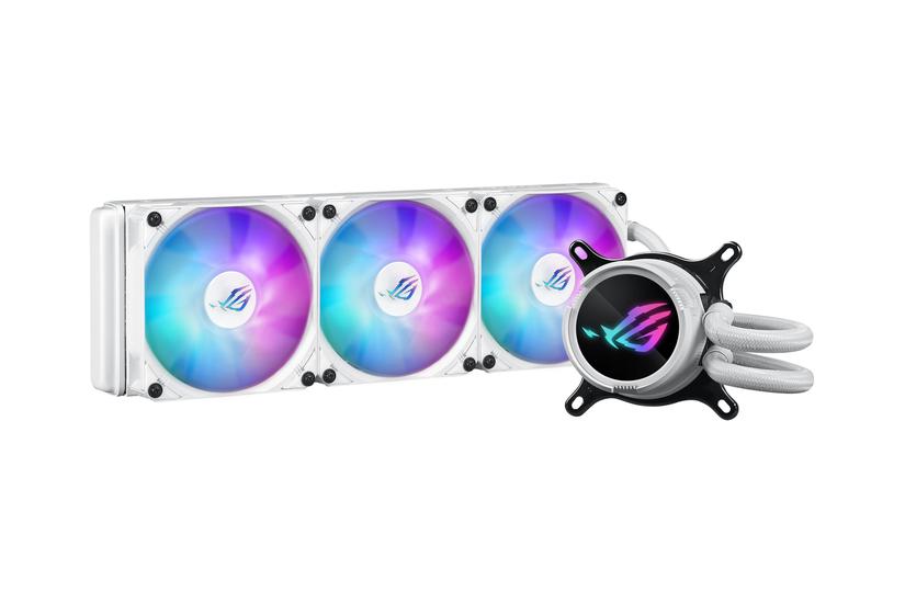 Asus Rog Strix Lc Iii 360 Argb White Edition Processors Flydende Kølesystem