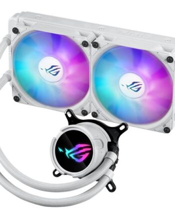 Asus Rog Strix Lc Iii 240 Argb White Edition Processors Flydende Kølesystem