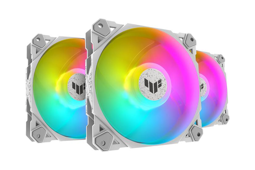 Asus Tuf Gaming Tf120 Argb White Edition Indsats Med Blæser