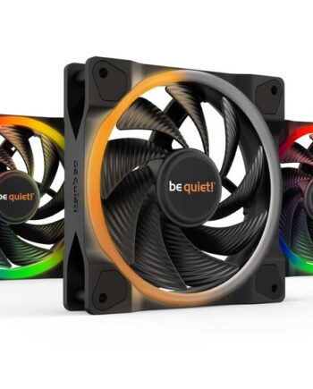 Be Quiet  Light Wings   120mm Pwm Triple Pack High-speed Computerkabinet Ventilator 12 Cm Sort   Stk