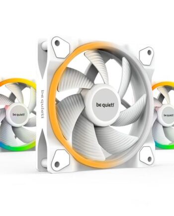 Be Quiet  Light Wings White   120mm Pwm Triple Pack Computerkabinet Ventilator 12 Cm Hvid   Stk