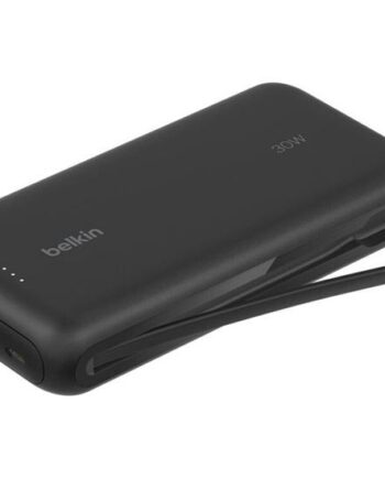 Belkin Boostcharge Powerbank Med Integreret Kabel     Usb-   Usb 30 Watt