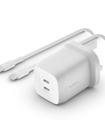 Belkin Boostcharge Pro Gan Strømforsyningsadapter Pps Og Gan-teknologi     Usb-  65 Watt