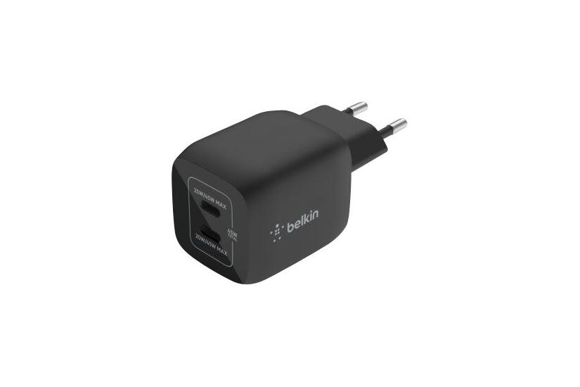 Belkin Boostcharge Pro Strømforsyningsadapter Pps Og Gan-teknologi Usb- 45 Watt