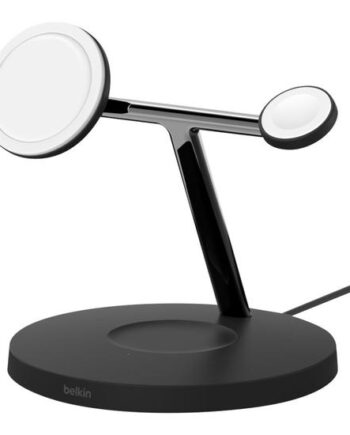 Belkin Boostcharge Pro  -in-  Trådløs Opladningsstander Magnetisk Med Qi2   Ac-strømadapter 15 Watt