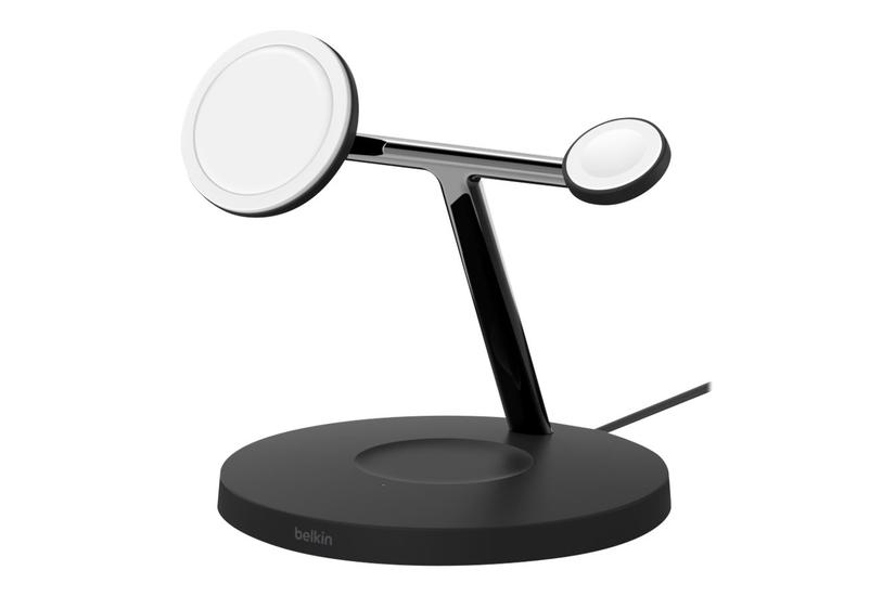 Belkin Boostcharge Pro -in- Trådløs Opladningsstander Magnetisk Med Qi2 Ac-strømadapter 15 Watt