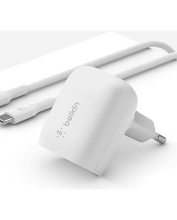 Belkin Boostcharge Strømforsyningsadapter 24 Pin Usb-  20 Watt Mfi Certified Med Usb-  Til Usb-  Kabel