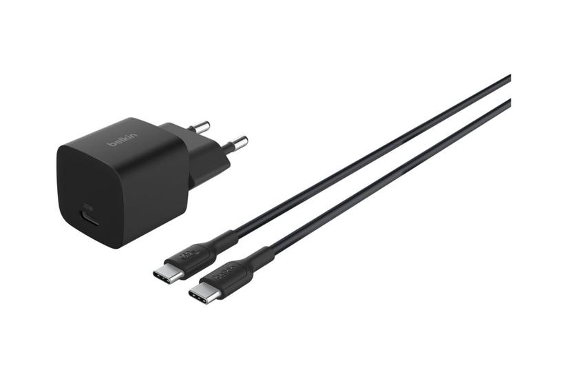 Belkin Boostcharge Strømforsyningsadapter Pps-teknologi 24 Pin Usb- 25 Watt Med Usb- -kabel