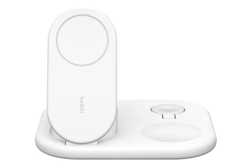 Belkin Boostcharge -in- Trådløs Opladningsstander Magnetisk Foldbar Med Qi2 Ac-strømadapter 15 Watt