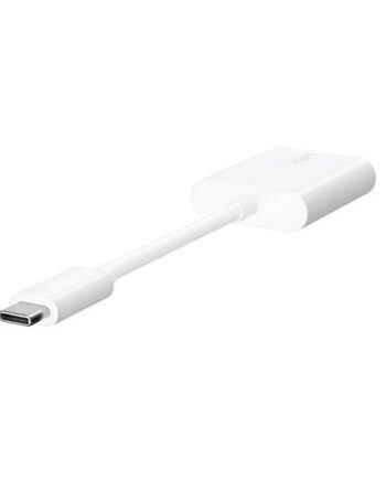 Belkin Connect Audio   Charge Usb-  Til Usb-  Hovedtelefon Opladningsadapter Audio Usb 14