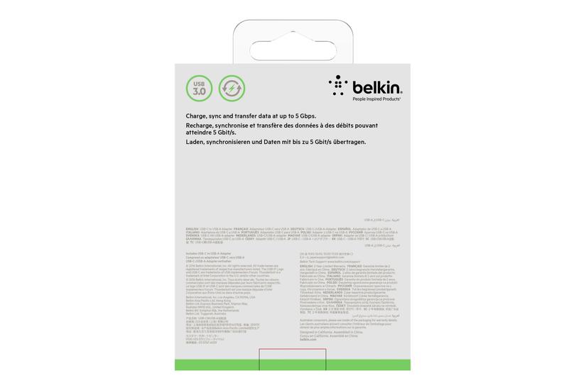 Belkin Usb- To Usb- Adapter Usb- Adapter 24 Pin Usb- Til Usb Type
