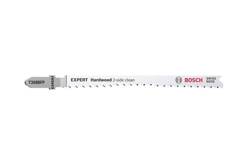 Bosch Expert Hardwood -side Clean T308 Bfp Stiksavsklinge For Køkkearbejdsbord Plastikbelagt Tavle 25 Stykker