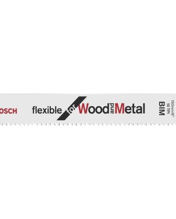 Bosch Flexible For Wood And Metal   922 Hf Savklinge For Rør  Træ Med Søm  Plademetal  Paller  Aluminiumsprofiler 100 Stykker
