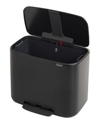 Brabantia Bo Pedal Bin Skraldespand 36   Mat Sort