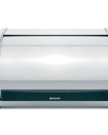 Brabantia Klappbrotkasten Front Rund  Stahl Glänz  Med
