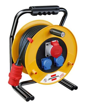 Brennenstuhl Brobusta Cee   Ip44 Cable Reel For Site   Industry 30m H07rn-  5g2   Forlængelsesspole