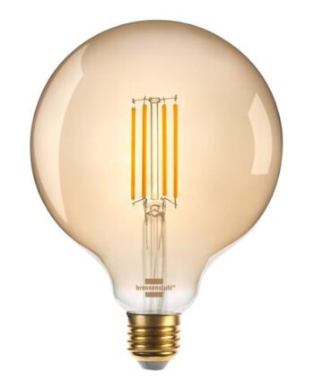 Brennenstuhl Led-filament-lyspære Form: Kugle E27       Varmt Hvidt Lys 2200   Gylden
