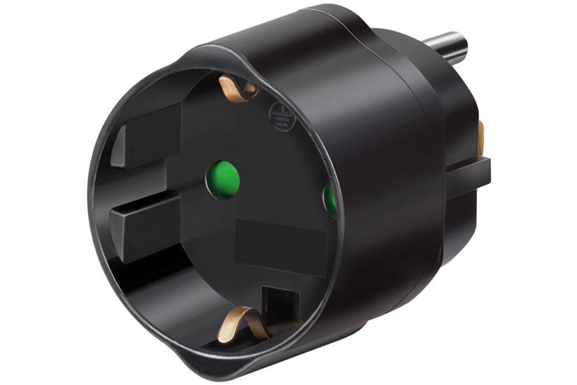 Brennenstuhl Travel Adapter Strømadapter Og Vekselret Sort