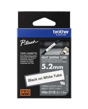 Brother Hse-211e Varmekrymperørtape   Kassette    Rulle    52 Cm